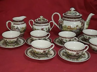 Buy  Antiche Riproduzioni  Antique Reproduction Teapot Set 18 Pcs Victorian Style • 168.59£
