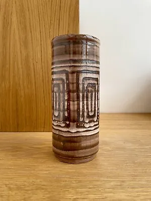 Buy Monastery Rye Cinque Ports Pottery Ltd Tall Hand Decorated Ceramic Vase • 24.99£