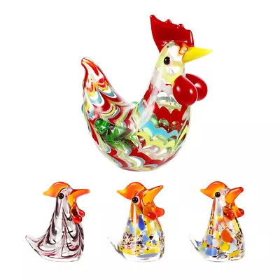 Buy  4 Pcs Animal Decorations Stained Glass The Office Desk Household • 10.49£