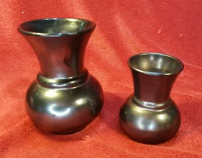 Buy Vintage Prinknash  Pottery Vases 4  & 3  - Collectable Gift • 8.06£