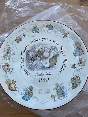 Buy Wedgwood Beatrix Potter 1982 Plate • 10£