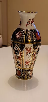 Buy Royal Crown Derby 1128 Old Imari Jasmine Vase. 1st Quality. 2001 • 155£