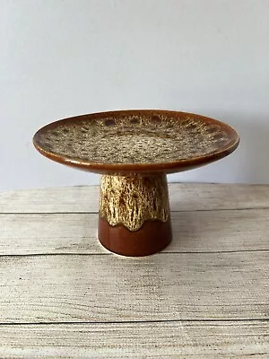Buy Vintage Mid Century Fosters Cornish Art Pottery Tazza, Candle Stand, Honeycomb • 18£