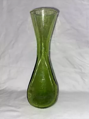 Buy Vintage Viking Crackle Green Glass Vase • 42.69£