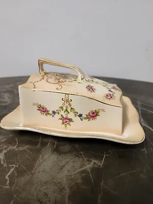 Buy 1915 Crown Ducal Ware A G Richardson & Co Ltd Laurel Pattern Butter/Cheese Dish • 29.99£