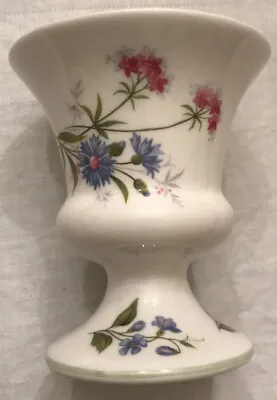 Buy Fine Bone China Crown Staffordshire Small Vase Wild Flowers H 9.5 Cm Diam 8 Cm • 3.75£