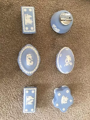 Buy Collection Of Blue Wedgewood Jasper Ware • 30£
