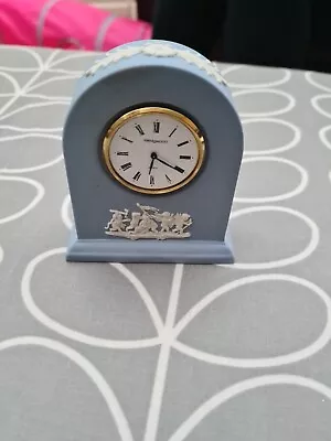 Buy Wedgwood Blue Jasperware Clock • 19.99£