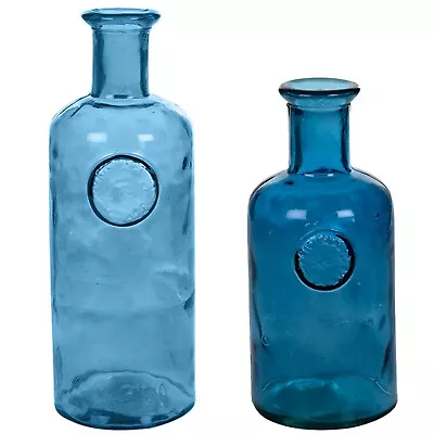 Buy Adele Coloured Recycled Heavy Glass Vase Flower Holder Decoration Decor Display • 11.99£