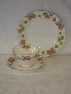 Buy Shelley Ideal Bone China Royalty Floral Tea Cup Trio • 15£