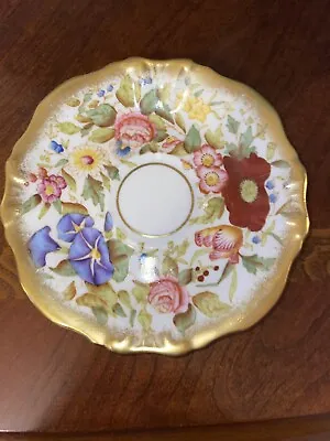 Buy HAMMERSLEY & Co. BONE CHINA Queen Anne HEAVY GOLD TRIM SAUCER ONLY VINTAGE PLATE • 28.82£