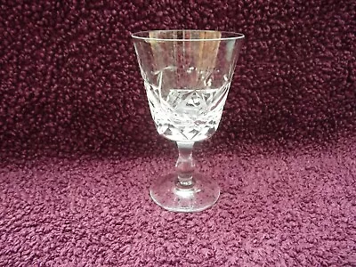 Buy Vintage Royal Brierley Crystal / Cut Glass RBR31 Wine Glass Excellent Condition. • 5.99£