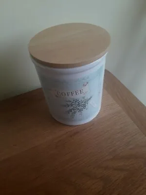 Buy Tg  Green  Pottery  Clover  Leaf   Coffee    Jar  Thyme  Design • 3.99£