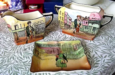 Buy 2 X Royal Doulton   Dickens Ware   Poor Jo  Jug & Bowl (3 ) +  Little Nell  Tray • 22.95£