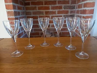 Buy Royal Doulton Mode Wine Glasses Set 6 Crystal Wine Glasses 200ml • 50£