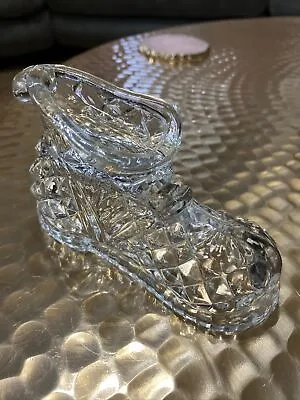 Buy Cut Glass Crystal Boot • 5.99£