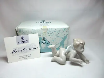 Buy Lladro Angel Cherub Christmas Decoration Figure Porcelain Boxed 06254 • 74.99£