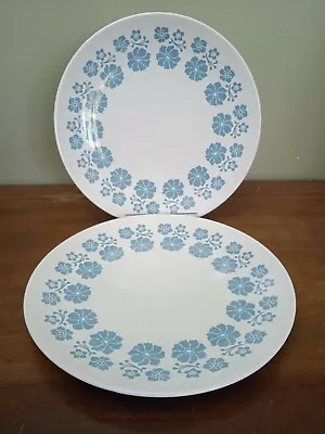 Buy Vintage Pair Of (2) Burleigh Ironstone 'Pacific' Pattern, 20cm Or 8  Plates • 5.95£