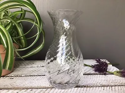 Buy Wedgewood Devon Crystal Collection Glass Vase • 22£
