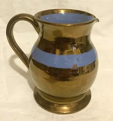 Buy Lovely Victorian Copper Lustre Pottery Jug Creigaiu Approx. 4½ Ins Tall • 16.99£