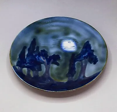 Buy Cobridge Stoneware The Witching Hour Moonlit Blue Trees 28cm Charger Plate C2002 • 295£
