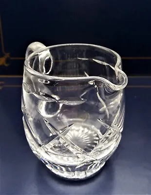 Buy Vintage Small Crystal Glass Cream/milk Jug 150 Ml Capacity 8 Cm • 5.50£