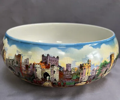 Buy Vintage New Hall Pottery NHP England Tower Of London & Beefeaters Fruit Bowl • 33.99£