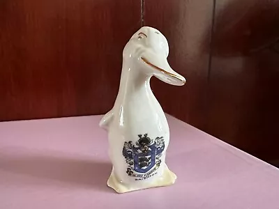 Buy Unmarked Crested China Comical Duck Pepper Pot 77mm Brighton • 15£