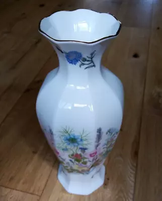 Buy Vintage Aynsley Wild Tudor Fine Bone China Vase • 6.99£