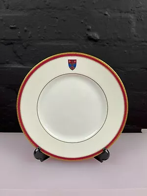 Buy RARE Minton Provost Of Aberdeen University Scotland Plate 27 Cm Wide Red / Gold • 29.99£
