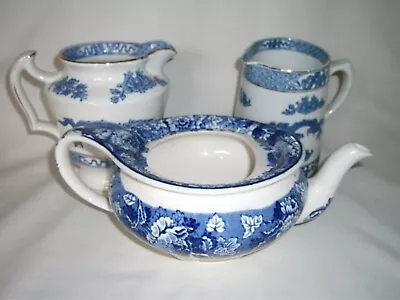 Buy Bargain – 3 Items Of Blue & White China/Pottery (Cauldon, Booths & Woods Ware) R • 7.50£