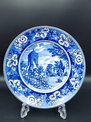Buy Wedgwood Queen's Ware Blue And White Collection 'Water Tower' Decorative Plate • 17.90£