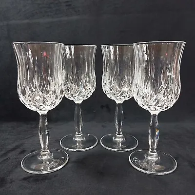 Buy Crystal Wine Glasses RCR Orchestra Clear Cut Glass Thistle Shaped Goblets 150ml • 15.50£