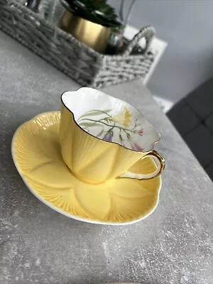 Buy Shelly Bone China Flowers Cup And Saucer • 6.99£