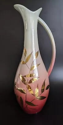 Buy Kalmar Pottery Pink Grey Gold Tall Vase Mid Century Modern Australian Vintage • 43.96£