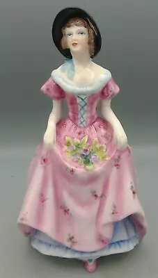 Buy Coalport Lady Figurine Penelope In Pink Dress VGC Height 16cm • 7.99£