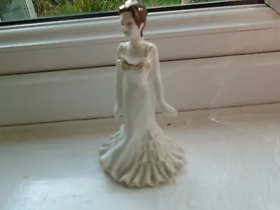 Buy Coalport Exclusive Lady Figurine CRYSTAL Hand Decorated Modelled By Jenny Oliver • 4.99£