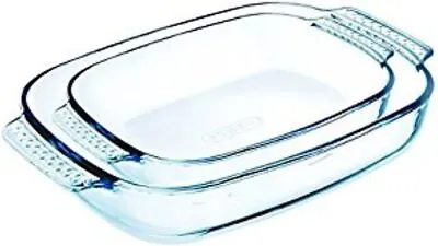 Buy Pyrex Classic – Set Of 2 Heavy Duty Rectangular Glass Baking Dishes, • 16.13£