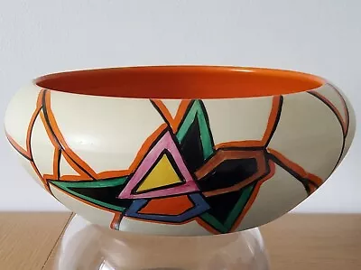 Buy Clarice Cliff Large Stained Glass, Latona Bowl C1931 • 825£