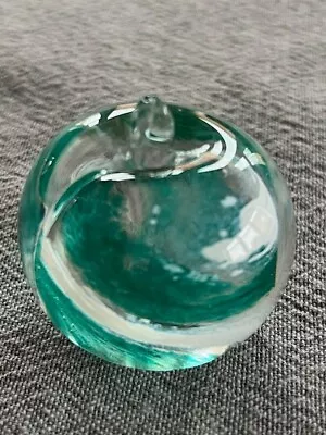 Buy Small Turquoise Blue And White Paperweight • 3.99£