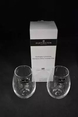 Buy Dartington Universal Stemless Wine Tumblers - Pair With Labels - Boxed • 4.99£