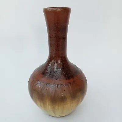 Buy Chris Aston, Elkesley Pottery, Studio Bottle Vase, Stoneware, C1980 • 35£