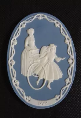 Buy China Wedgewood Style Victorian Scene Wall Cameo For May • 1.90£
