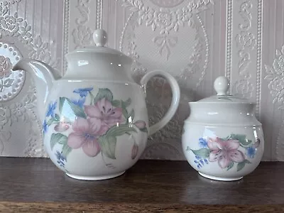 Buy Royal Doulton Expressions Carmel English Tea Pot With Matching Sugar Pot • 15£