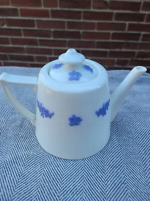 Buy Adderley Fine Bone China Blue Chelsea Individual Teapot Porcelain Embossed   • 39.98£