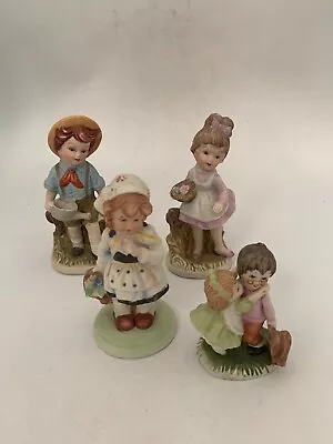 Buy Bond Ware Bundle Of 4 Children Ornaments Porcelain Figurines Collectables #GL • 12.34£