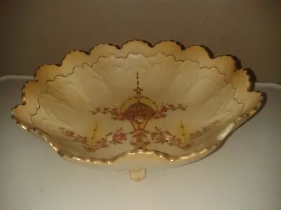 Buy Antique Crown Devon Ware Etna ,Fieldings Tri Legged Ceramic Bowl.0623 (C3) • 19.99£