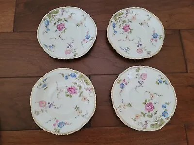 Buy Set Of 4 Sunnyvale China By Castleton 6  Saucer Pearl Edge - NICE !!! • 43.36£