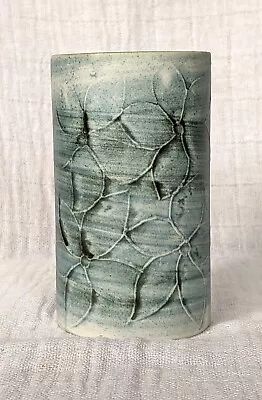 Buy Carn Pottery Cylinder Vase Signed, N52. In Very Good Condition. • 10.99£