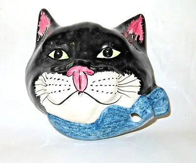 Buy Babbacombe Pottery     String Dispenser  Cat   Black & White With Blue  Bow • 29.50£